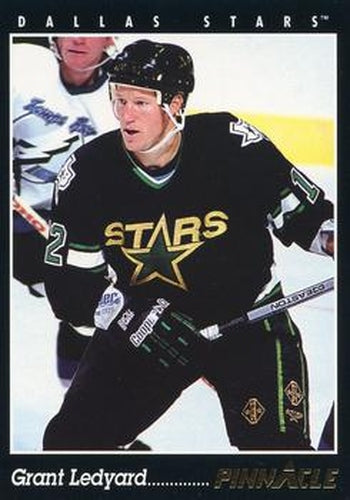 #413 Grant Ledyard - Dallas Stars - 1993-94 Pinnacle Hockey