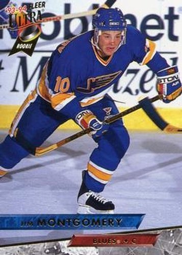 #413 Jim Montgomery - St. Louis Blues - 1993-94 Ultra Hockey