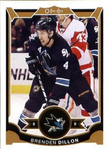 #413 Brenden Dillon - San Jose Sharks - 2015-16 O-Pee-Chee Hockey