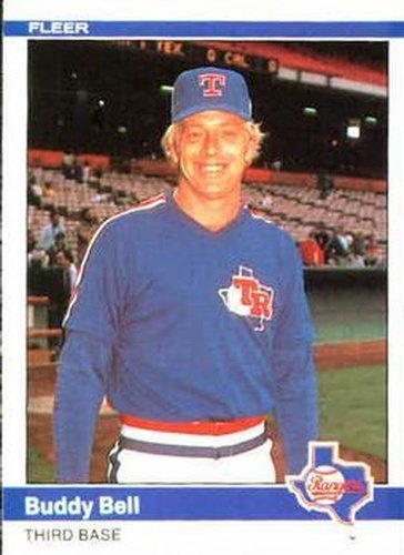 #413 Buddy Bell - Texas Rangers - 1984 Fleer Baseball