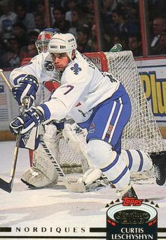 #413 Curtis Leschyshyn - Quebec Nordiques - 1992-93 Stadium Club Hockey