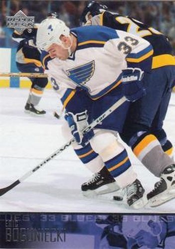#413 Eric Boguniecki - St. Louis Blues - 2003-04 Upper Deck Hockey