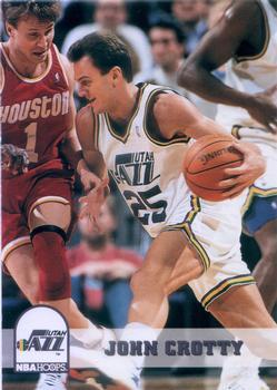 #413 John Crotty - Utah Jazz - 1993-94 Hoops Basketball