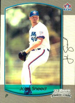 #413 John Sneed - Toronto Blue Jays - 2000 Bowman Baseball