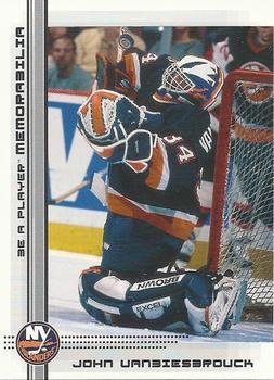 #413 John Vanbiesbrouck - New York Islanders - 2000-01 Be a Player Memorabilia Hockey