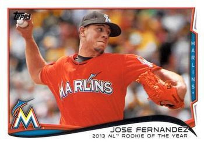 #413 Jose Fernandez - Miami Marlins - 2014 Topps Baseball