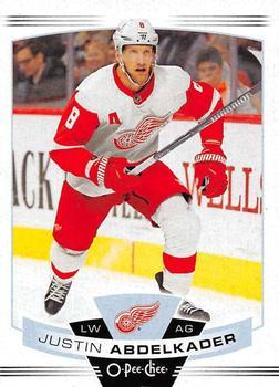 #413 Justin Abdelkader - Detroit Red Wings - 2019-20 O-Pee-Chee Hockey
