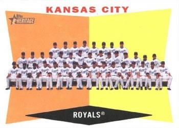 #413 Kansas City Royals - Kansas City Royals - 2009 Topps Heritage Baseball