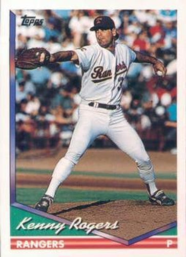 #413 Kenny Rogers - Texas Rangers - 1994 Topps Baseball