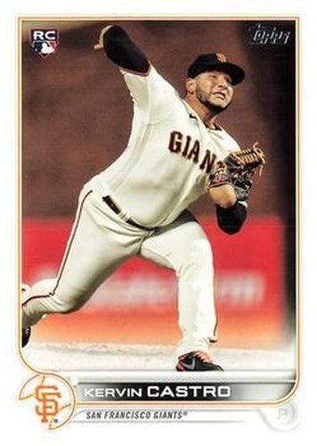 #413 Kervin Castro - San Francisco Giants - 2022 Topps Baseball