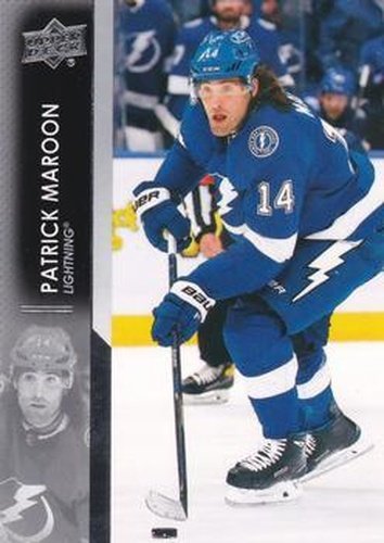 #413 Patrick Maroon - Tampa Bay Lightning - 2021-22 Upper Deck Hockey