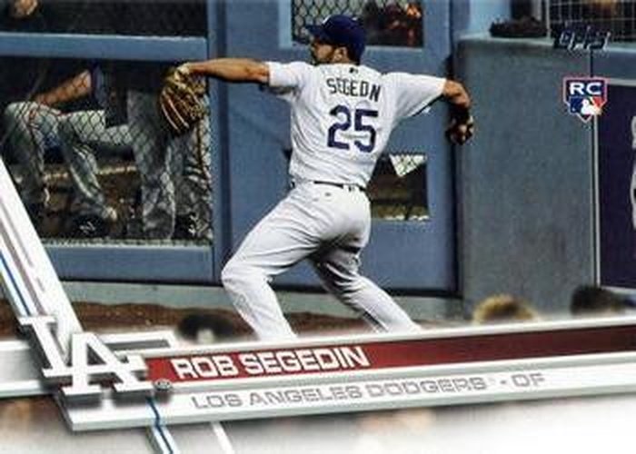 #413 Rob Segedin - Los Angeles Dodgers - 2017 Topps Baseball
