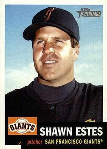 #413 Shawn Estes - San Francisco Giants - 2002 Topps Heritage Baseball