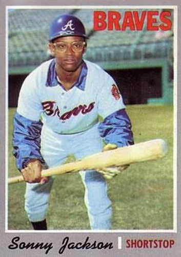#413 Sonny Jackson - Atlanta Braves - 1970 Topps Baseball