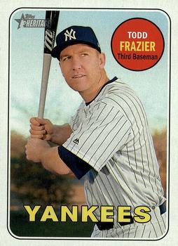 #413 Todd Frazier - New York Yankees - 2018 Topps Heritage Baseball