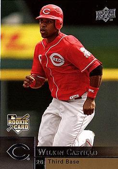 #413 Wilkin Castillo - Cincinnati Reds - 2009 Upper Deck Baseball