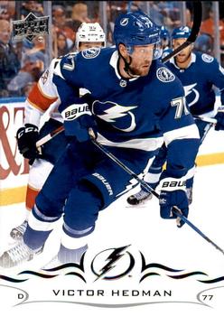 #413 Victor Hedman - Tampa Bay Lightning - 2018-19 Upper Deck Hockey