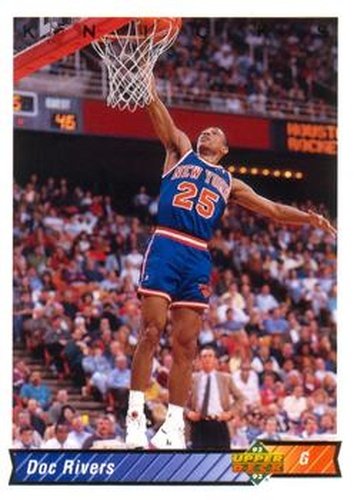 #413 Doc Rivers - New York Knicks - 1992-93 Upper Deck Basketball