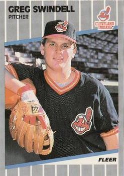 #413 Greg Swindell - Cleveland Indians - 1989 Fleer Baseball