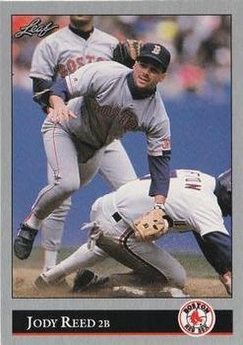 #413 Jody Reed - Boston Red Sox - 1992 Leaf Baseball