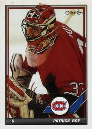 #413 Patrick Roy - Montreal Canadiens - 1991-92 O-Pee-Chee Hockey