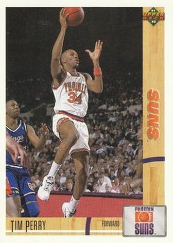 #413 Tim Perry - Phoenix Suns - 1991-92 Upper Deck Basketball