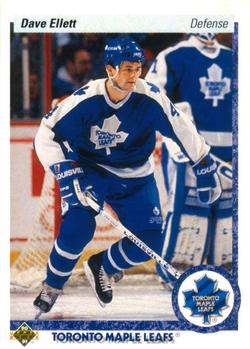 #413 Dave Ellett - Toronto Maple Leafs - 1990-91 Upper Deck Hockey
