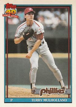 #413 Terry Mulholland - Philadelphia Phillies - 1991 O-Pee-Chee Baseball