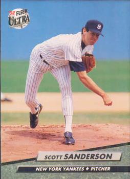 #414 Scott Sanderson - New York Yankees - 1992 Ultra Baseball
