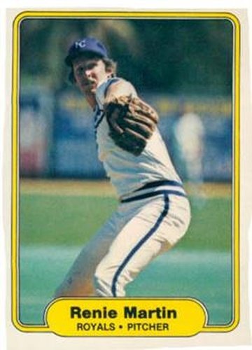 #414 Renie Martin - Kansas City Royals - 1982 Fleer Baseball