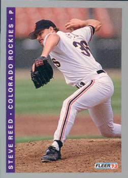 #414 Steve Reed - Colorado Rockies - 1993 Fleer Baseball