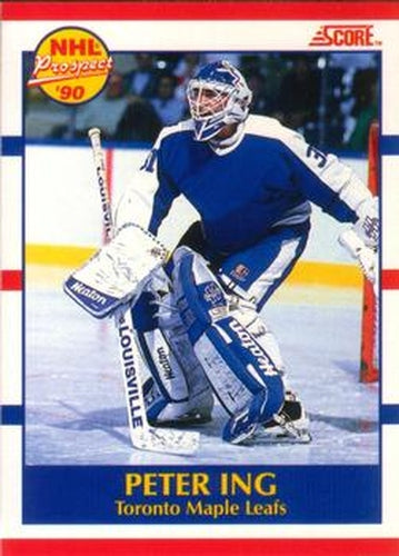 #414 Peter Ing - Toronto Maple Leafs - 1990-91 Score Canadian Hockey