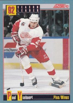 #414 Paul Ysebaert - Detroit Red Wings - 1992-93 Score Canadian Hockey