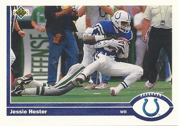 #414 Jessie Hester - Indianapolis Colts - 1991 Upper Deck Football
