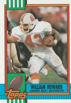 #414 William Howard - Tampa Bay Buccaneers - 1990 Topps Football