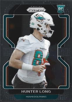 #414 Hunter Long - Miami Dolphins - 2021 Panini Prizm Football