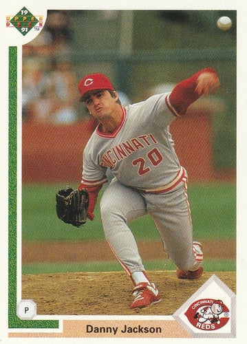 #414 Danny Jackson - Cincinnati Reds - 1991 Upper Deck Baseball