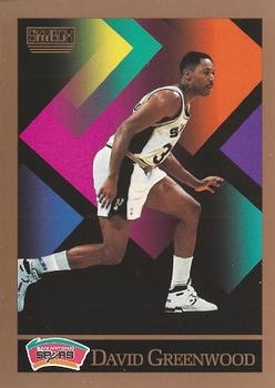 #414 David Greenwood - San Antonio Spurs - 1990-91 SkyBox Basketball