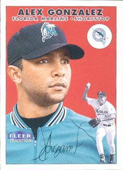 #414 Alex Gonzalez - Florida Marlins - 2000 Fleer Tradition Baseball