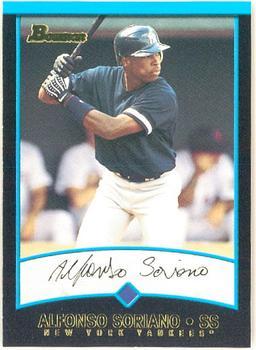 #414 Alfonso Soriano - New York Yankees - 2001 Bowman Baseball