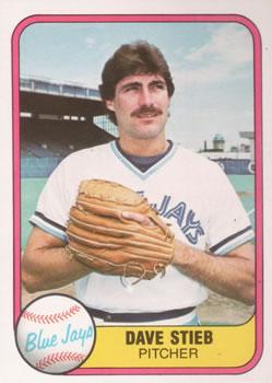 #414 Dave Stieb - Toronto Blue Jays - 1981 Fleer Baseball