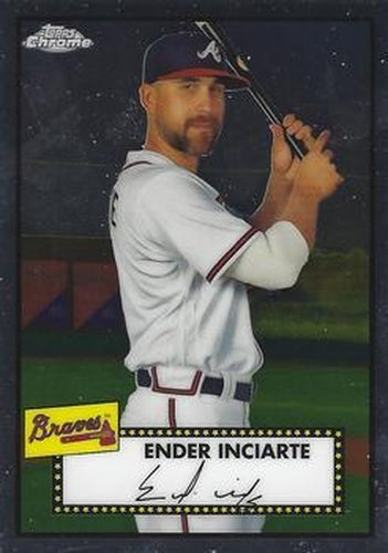 #414 Ender Inciarte - Atlanta Braves - 2021 Topps Chrome Platinum Anniversary Baseball