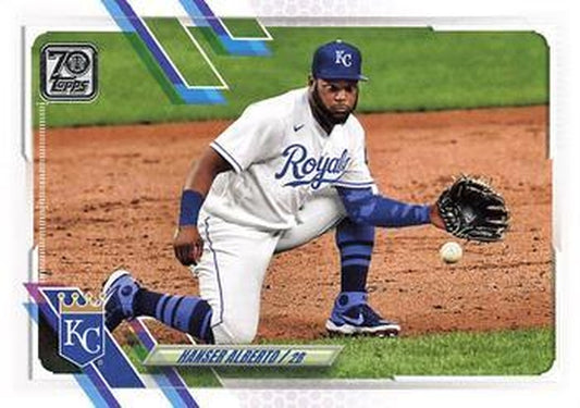 #414 Hanser Alberto - Kansas City Royals - 2021 Topps Baseball