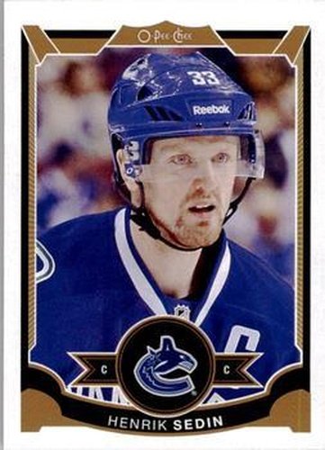 #414 Henrik Sedin - Vancouver Canucks - 2015-16 O-Pee-Chee Hockey