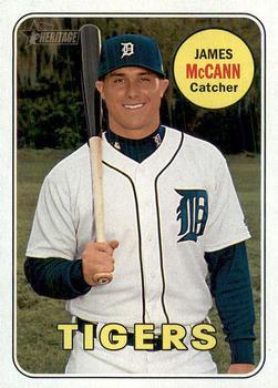 #414 James McCann - Detroit Tigers - 2018 Topps Heritage Baseball