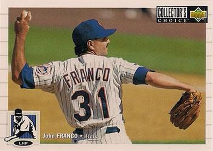 #414 John Franco - New York Mets - 1994 Collector's Choice Baseball
