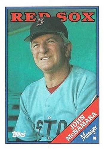 #414 John McNamara - Boston Red Sox - 1988 Topps Baseball