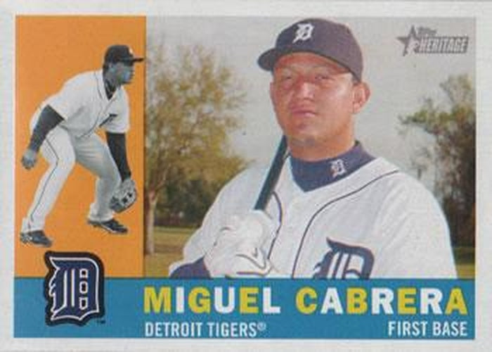 #414 Miguel Cabrera - Detroit Tigers - 2009 Topps Heritage Baseball