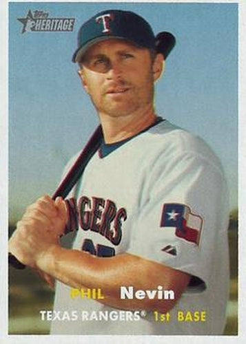 #414 Phil Nevin - Texas Rangers - 2006 Topps Heritage Baseball