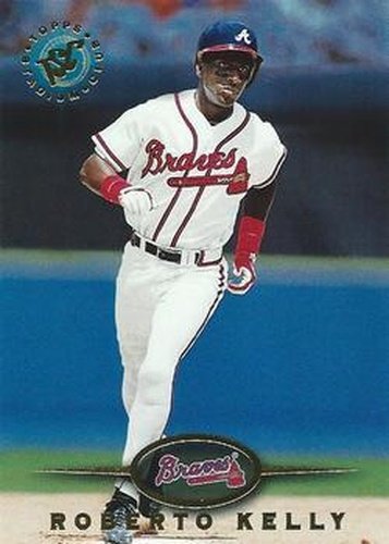 #414 Roberto Kelly - Atlanta Braves - 1995 Stadium Club Baseball
